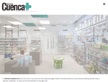 Tablet Screenshot of farmaciacuenca136.com